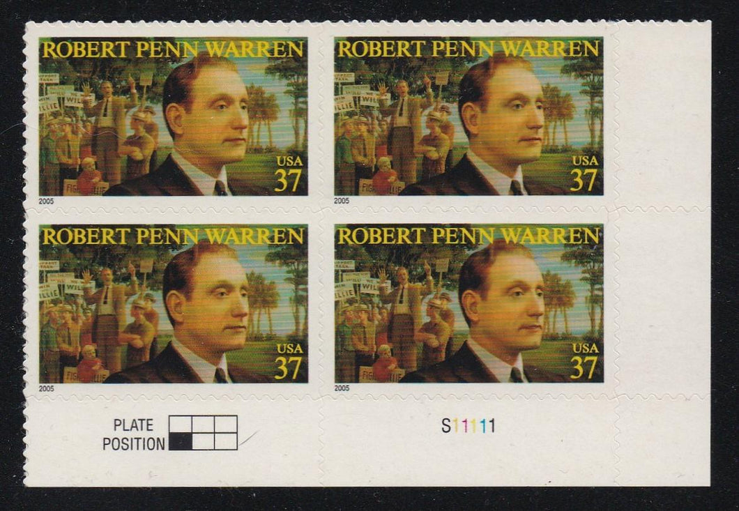 # 3904 (2005) Robert Warren - PB, LR #S11111, MNH