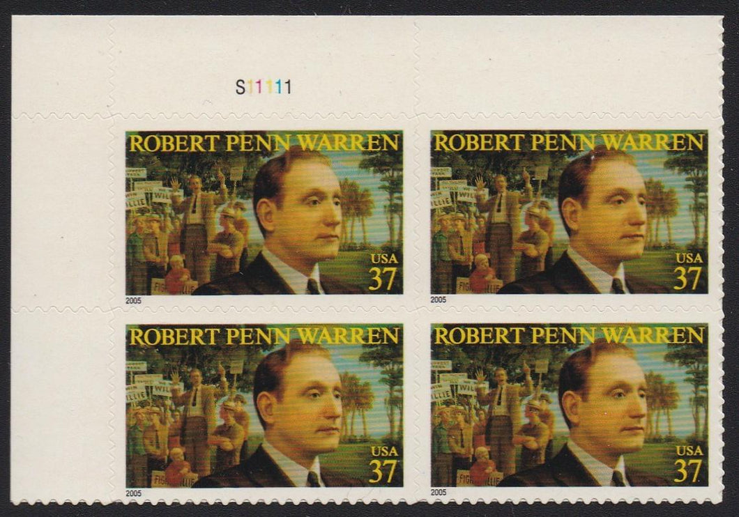 # 3904 (2005) Robert Warren - PB, UL #S11111, MNH