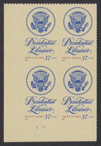 # 3930 (2005) Presidential Libraries - PB, LL #S111, MNH