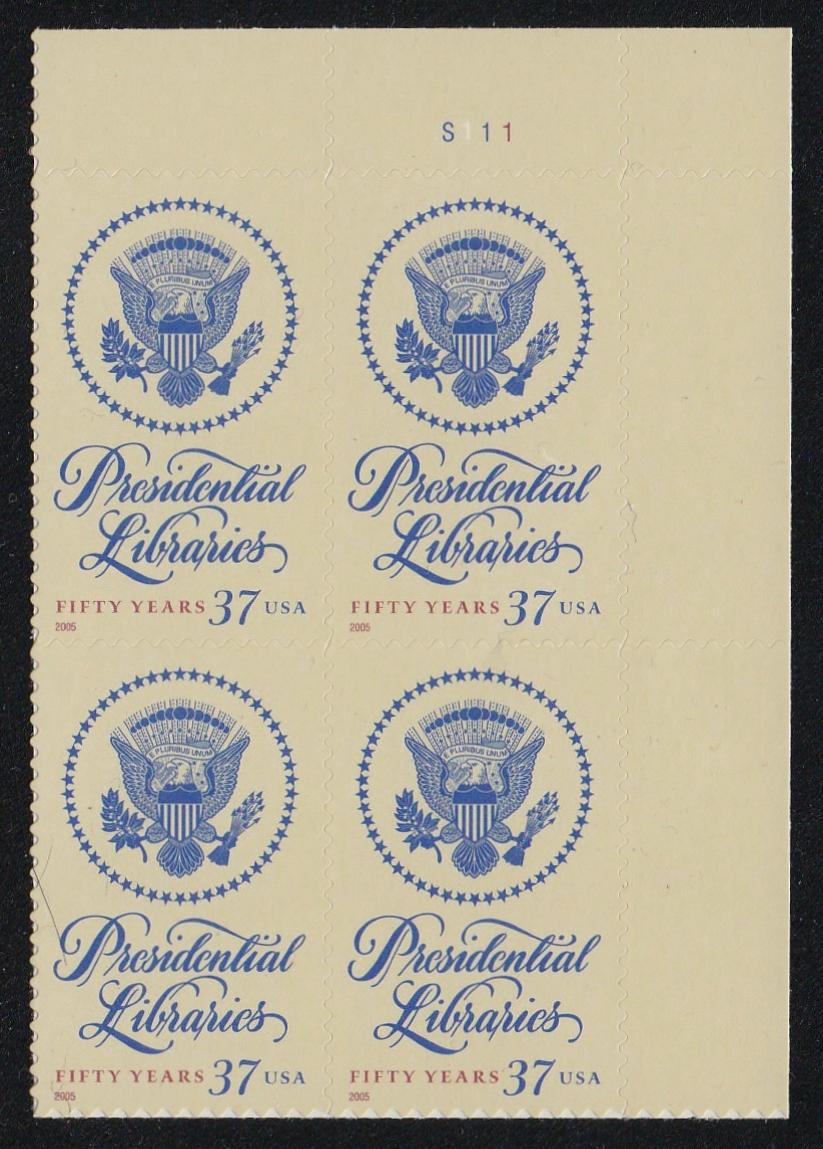 # 3930 (2005) Presidential Libraries - PB, UR #S111, MNH