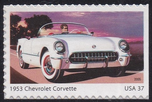 # 3933 (2005) 1950's Autos, Corvette - Bklt sgl, MNH