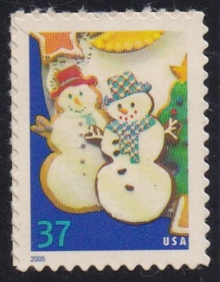 # 3950 (2005) Cookies, Snowmen - Sgl, MNH
