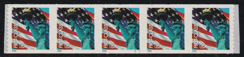 # 3969 (2005) Flag-Statue of Liberty - PS/5, #S1111, XF