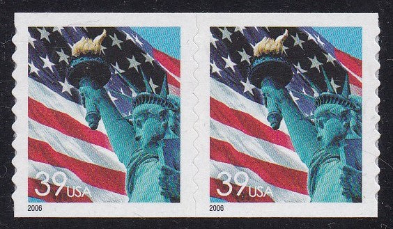 # 3981 (2006) Flag - Coil pr, XF MNH