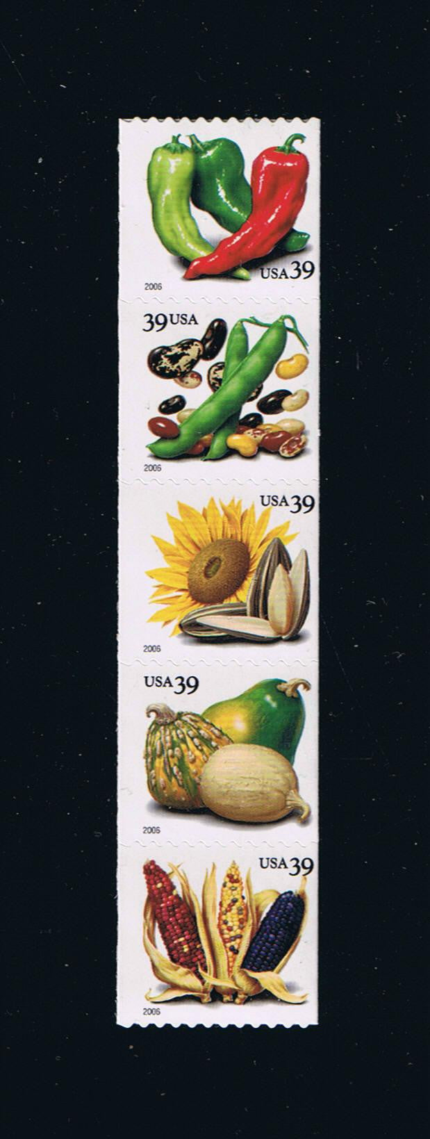 4003-07 (2006) Crops of the Americas - Coil strip/5, MNH