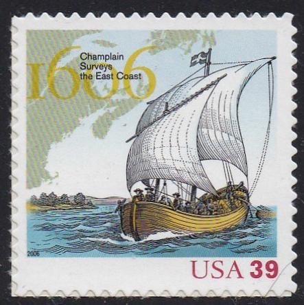 # 4073 (2006) Champlain - Sgl, MNH