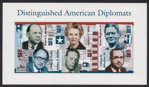 # 4076 (2006) Distinguished Diplomats - S/S, MNH