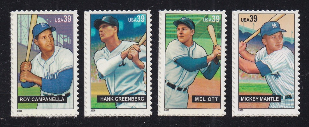 # 4080-83 (2006) Baseball - Sgls, Set/4, MNH