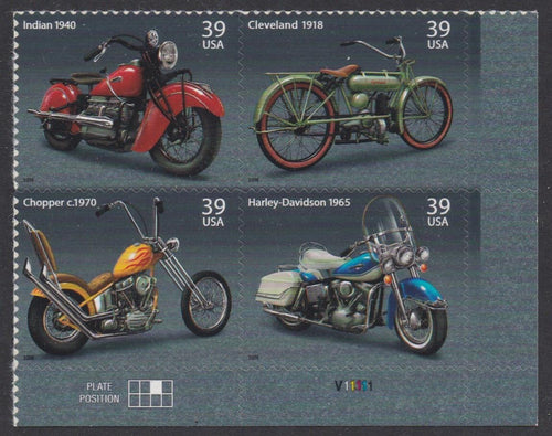 # 4085-88 (2006) Motorcycles - PB, LR #V1111, MNH