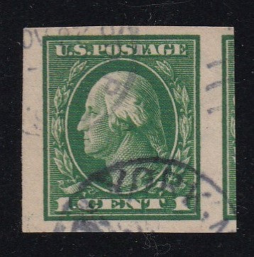 # 408 (1912) Washington - Sgl, Used, XF/Sup