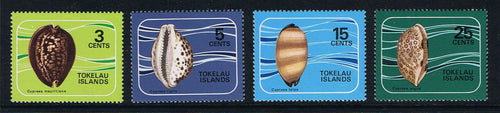 Tokelau # 41-44 (1974) Seashells - Sgls, Set/4, MNH