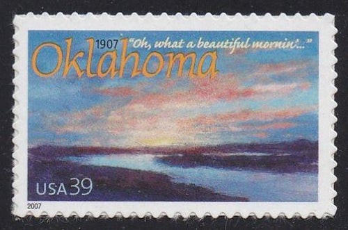 # 4121 (2007) Oklahoma Statehood - Sgl, MNH