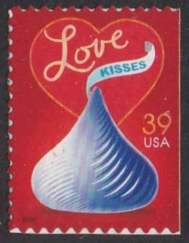 # 4122 (2007) Love Kisses - Bklt sgl, MNH