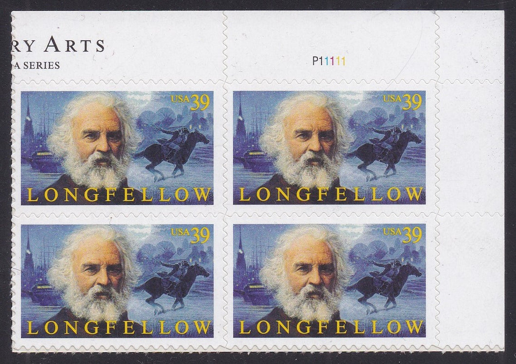 # 4124 (2007) Longfellow - PB, UR #P11111, MNH