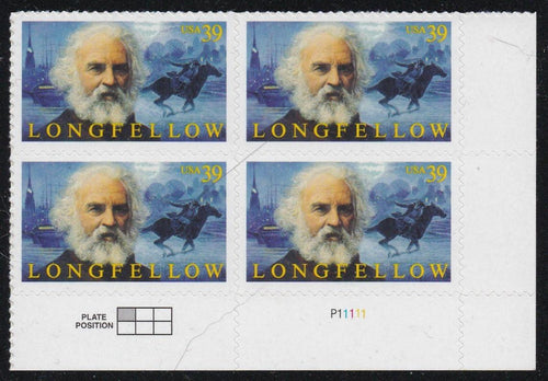 # 4124 (2007) Longfellow - PB, LR #P11111, MNH