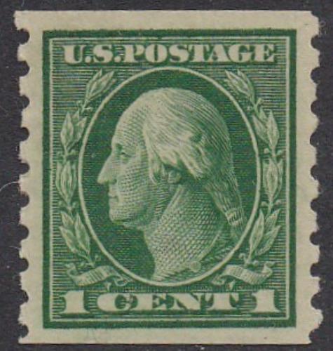 # 412 (1912) Washington - Sgl, XF/Sup MH