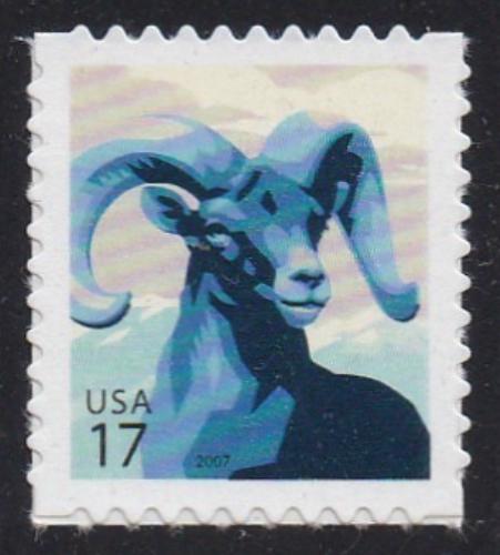 # 4138a (2007) Bighorn Sheep, prephos - Sgl, MNH