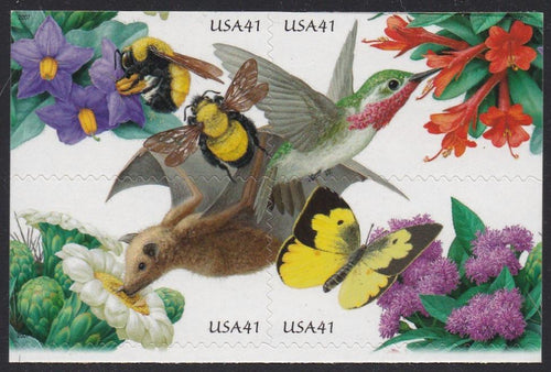 # 4156b (2007) Pollination, Type I - Bklt BK/4, MNH