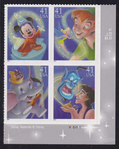# 4192-95 (2007) Disney Magic - PB, LR #V111111, MNH