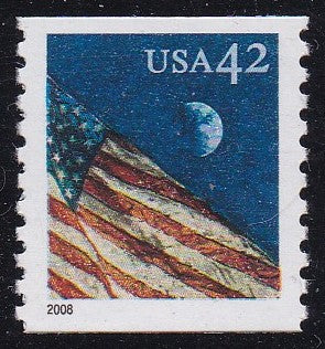 # 4229 (2008) Flag During the Day, Perf 9.75 - Coil sgl, MNH