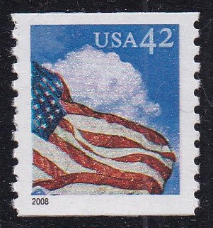 # 4231 (2008) Flag During the Day, Perf 9.75 - Coil sgl, MNH