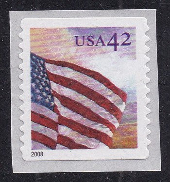 # 4246 (2008) Flag During the Day, Die Cut 11 - Coil sgl, MNH