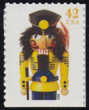 # 4363 (2008) Nutcrackers, Soldier, die cut 10.75 x 11 - Bklt sgl, MNH