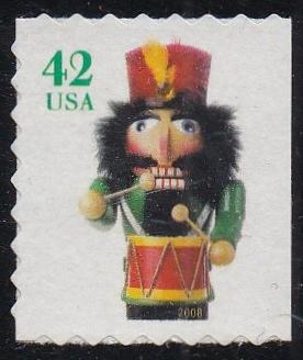 # 4368 (2008) Nutcrackers, Drummer, die cut 8 - Bklt sgl, MNH