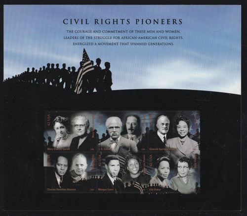 # 4384 (2009) Civil Rights Pioneers - Pane, MNH