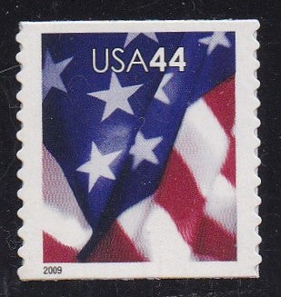 # 4392 (2009) Flag, Die Cut 11 - Coil sgl, XF MNH