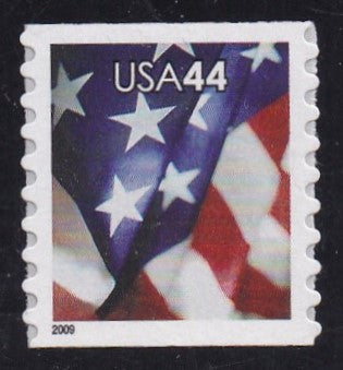 # 4394 (2009) Flag, Die Cut 8.5 - Coil sgl, XF MNH