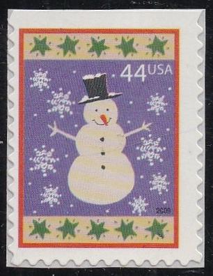 # 4426 (2009) Christmas Cookies, Snowman - Bklt sgl, MNH
