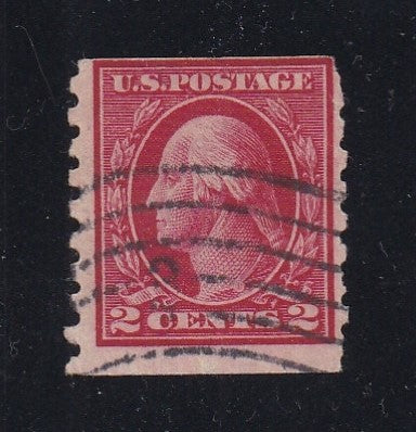 # 444 (1914) Washington - Coil sgl, Used [2]