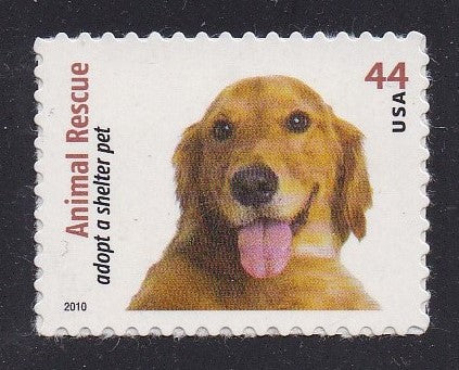 # 4455 (2010) Golden Retriever - Sgl, MNH