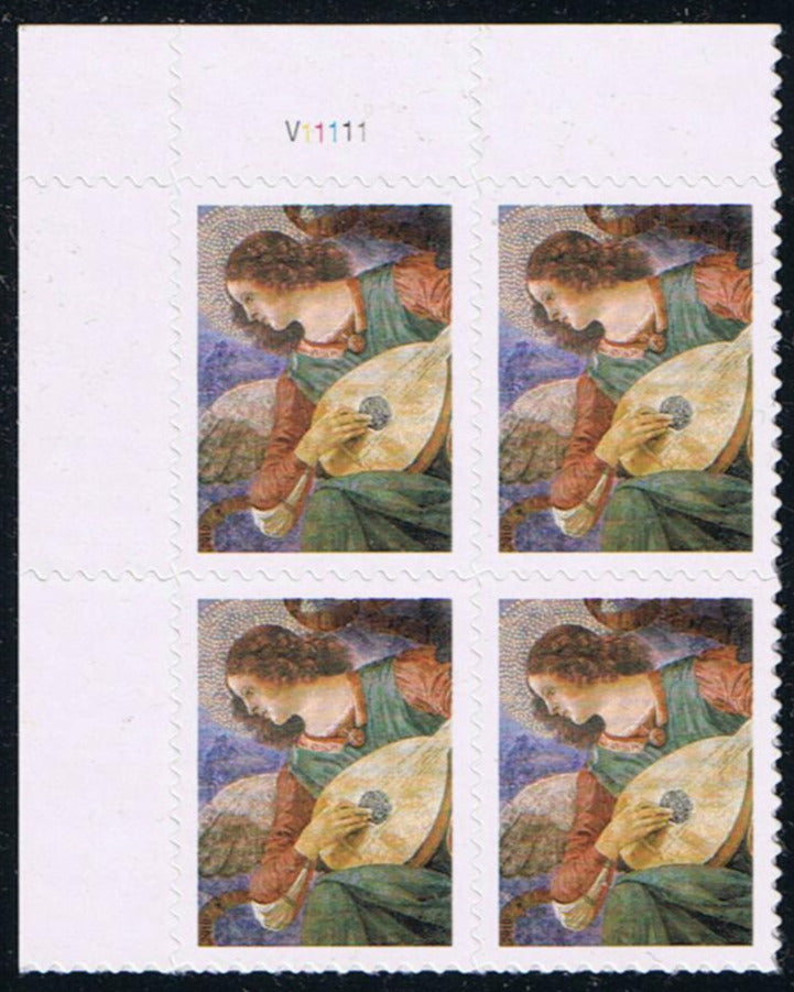 # 4477 (2010) Angel with Lute - PB, UL #V11111, MNH