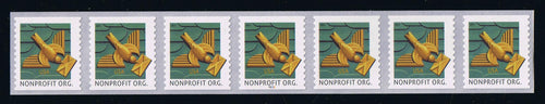# 4495 (2011) Bird / Letter - PS/7, #P3333 with 4-digit 1L Back Number, MNH