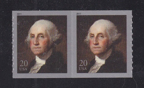 4512 (2011) Washington - Coil pr w/seamline, MNH