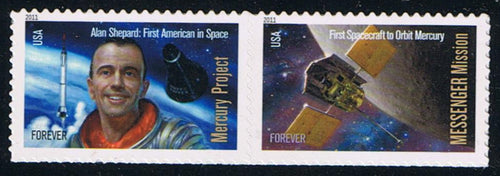# 4527-28 (2011) Space Firsts - Pair, MNH