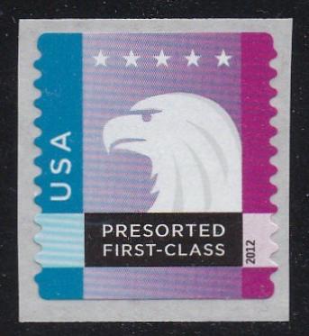 # 4587 (2012) Spectrum Eagle - Coil sgl, MNH