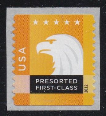 # 4589 (2012) Spectrum Eagle - Coil sgl, MNH