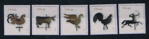 # 4613-17 (2012) Weather Vanes - Coil sgls, MNH