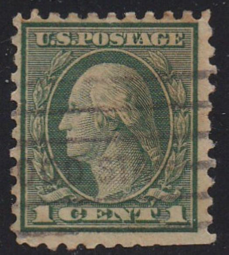 # 462 (1916) Washington - Sgl, Used, trimmed [1]
