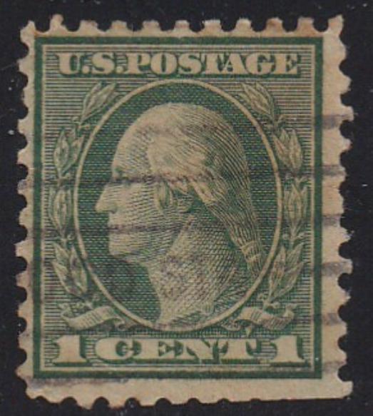 # 462 (1916) Washington - Sgl, Used, trimmed [1]
