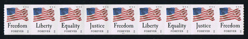# 4633-36 (2012) Four Freedoms Flags, SP - PS/9, #P1111, MNH
