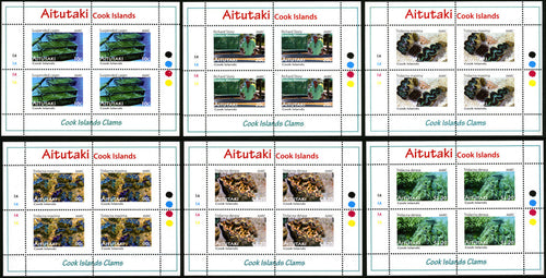# 572-77 Marine Research Center 2011 Clams Series Mini-Sheets