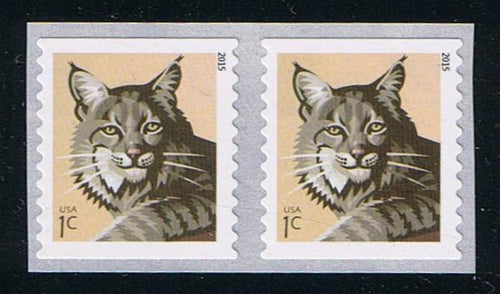 # 4672a (2015) Bobcat - Coil pr, MNH