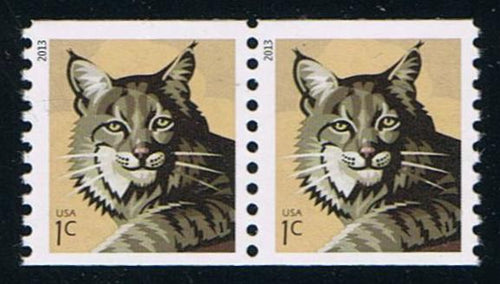 # 4802 (2013) Bobcat - Coil pr, MNH