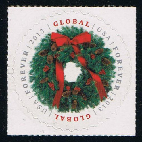 # 4814 (2013) Wreath Global Mail - Sgl, MNH
