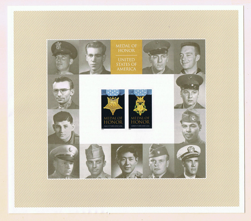 # 4822a-23a (2014) Army & Navy Medals of Honor - Prestige Folio, MNH