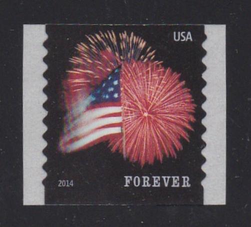 # 4854 (2014) Spangled Banner, (APU) - Coil Sgl, MNH